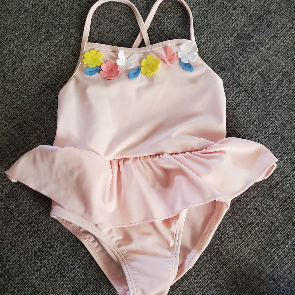 New Pink Baby bathing suit